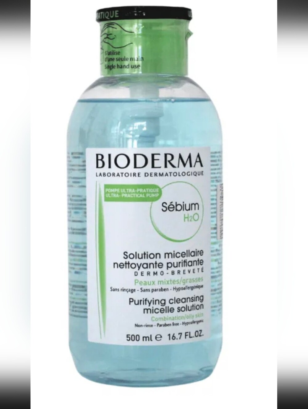 Bioderma Sébium H2O Purifying Micellar Solution 16 7 Fl Oz